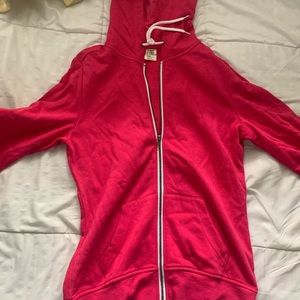 Hot Pink Zip Up Jacket